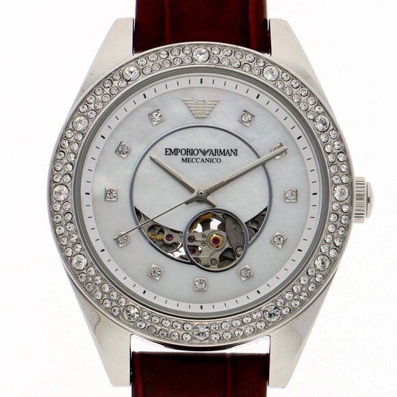 Emporio Armani Watches AR60075 Stainless Steel/leather Mechanical Automatic